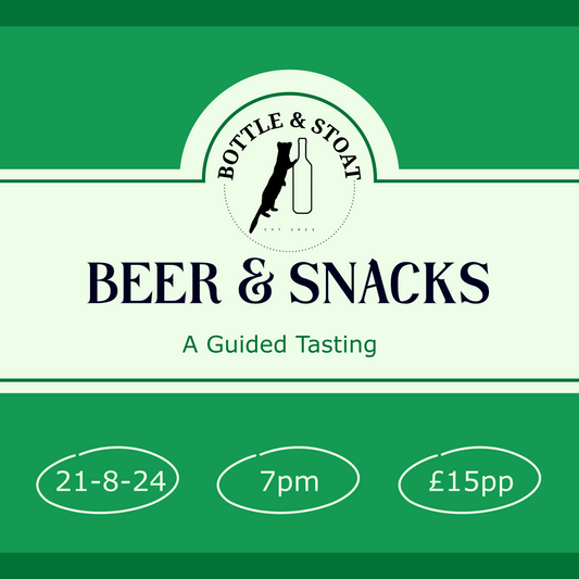 BEER & SNACKS: a guided tasting | 21-08-24 | 7pm